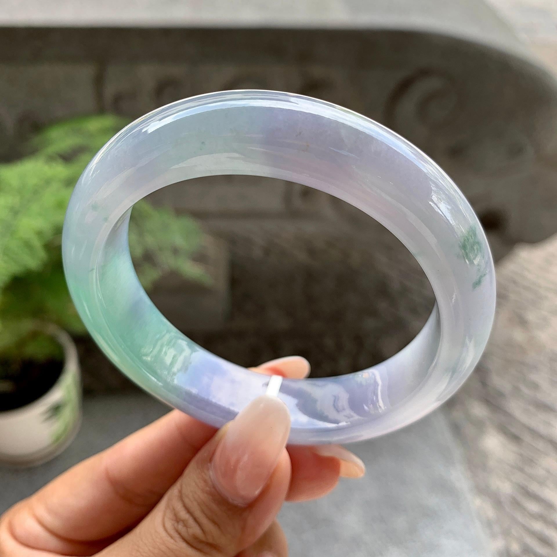 细糯种春彩平安镯（57.8mm）（yc195371）