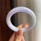 糯冰紫罗兰翡翠平安镯（58mm）（yc358337）