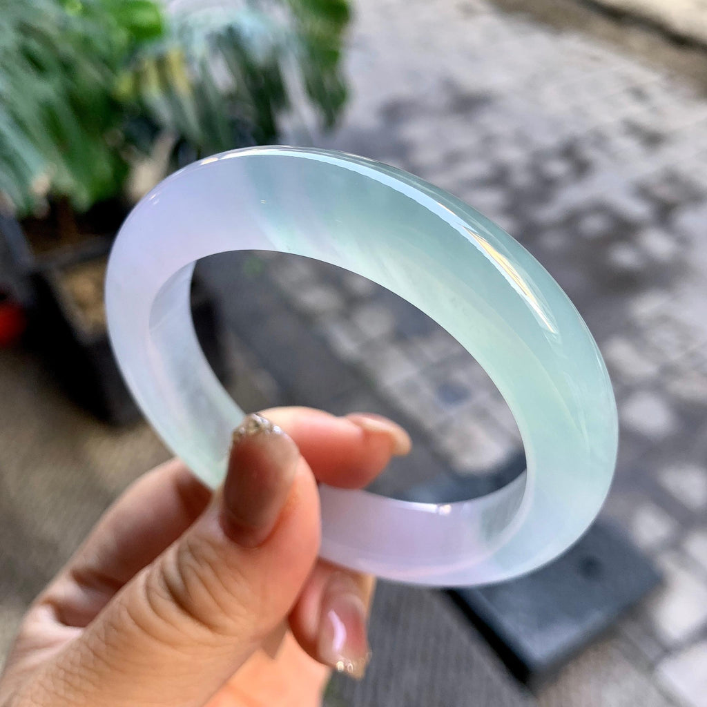 冰种春彩平安镯（54mm）（yc292634）