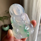 冰种飘花观音挂件（TF06263111）