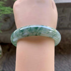 细糯种飘花平安镯（54.6mm）（yc199577）