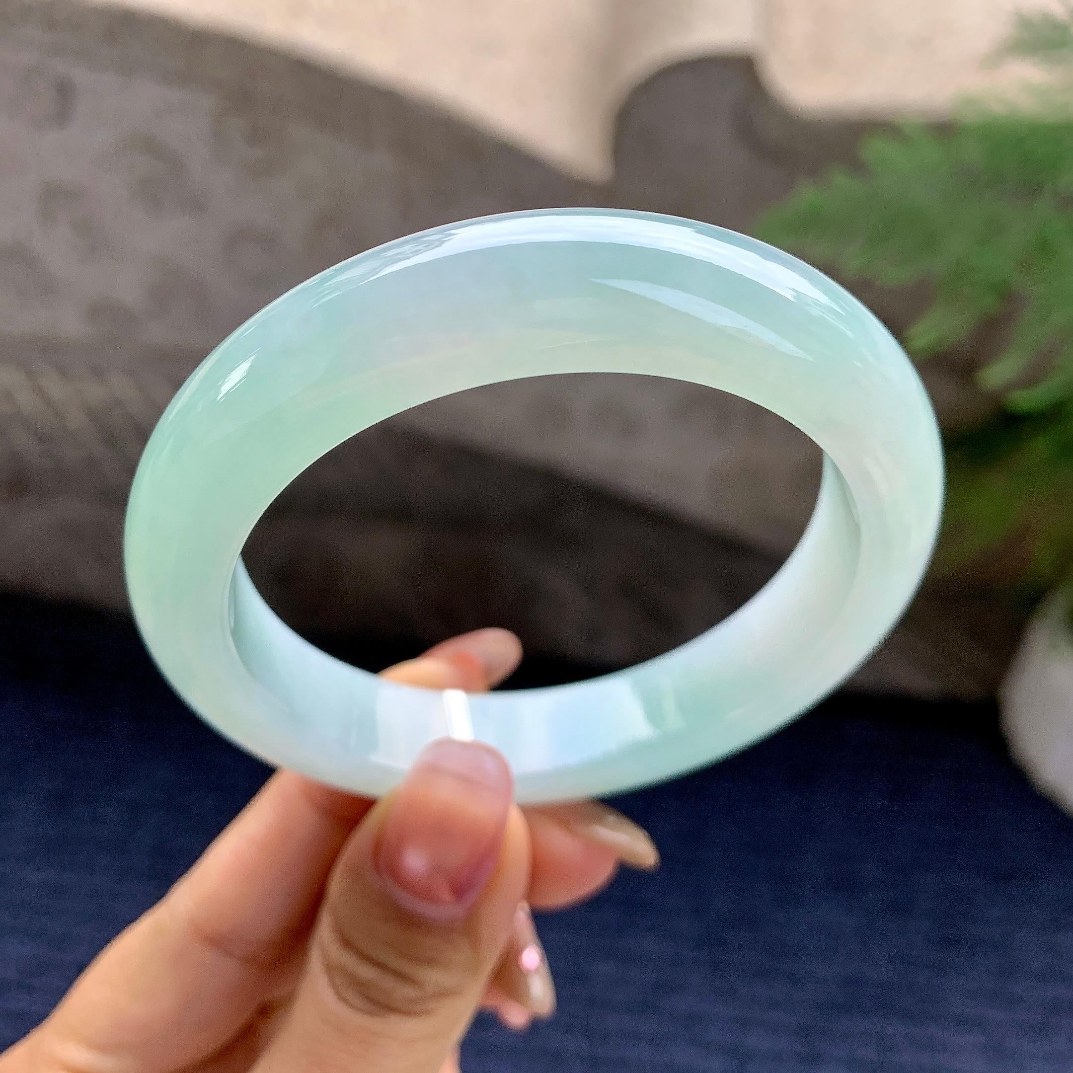 细糯种晴底平安镯（56.6mm）（yc295588）