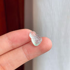 裸石冰玻种翡翠白菜（yc249134）