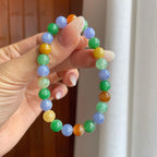 糯冰多宝翡翠珠串手串（yc259085）