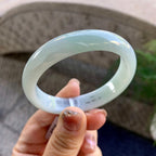 糯种淡晴底贵妃手镯（53.6mm）（yc275315）