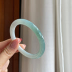 糯冰半山半水翡翠美人条手镯（54.2mm）（yc302144）