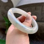细糯种飘花平安镯（55.7mm）（yc308177）