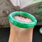 细糯种满绿平安镯（54mm）（yc264515）