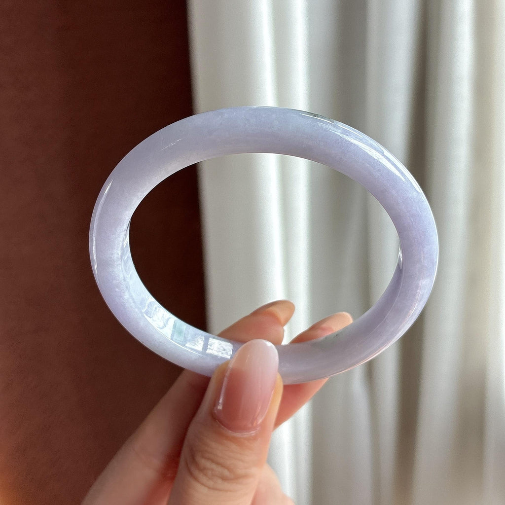 特推 细糯冰紫罗兰贵妃镯 55圈（yc739129）
