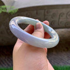 糯种淡春彩圆条手镯（59mm）（yc213147）