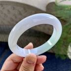 细糯种带底色飘花平安镯（56.3mm）（yc249439）