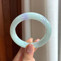 糯种特色翡翠平安镯（53mm)（yc422927）