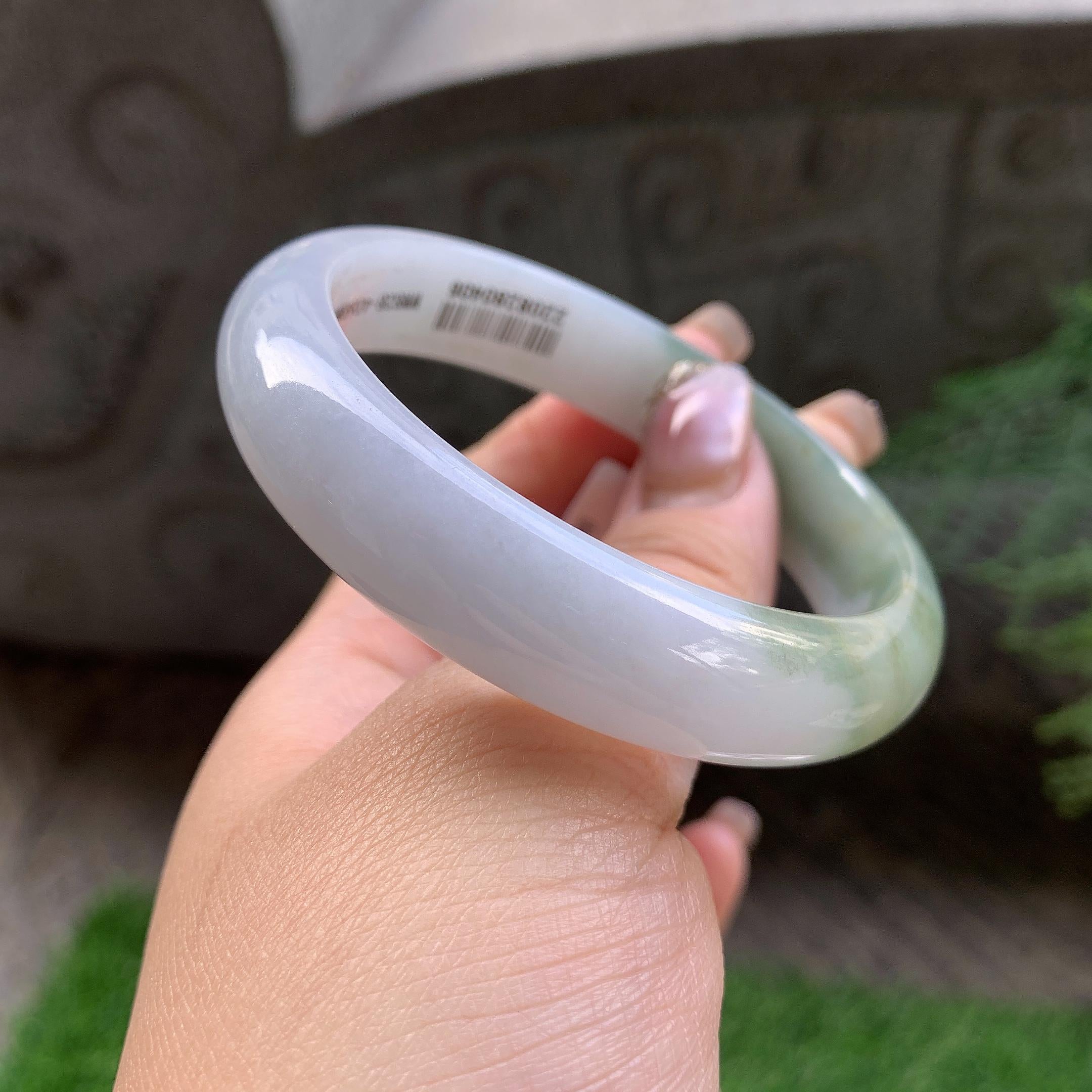 细糯种半山水平安镯（56.7mm）（yc293319）
