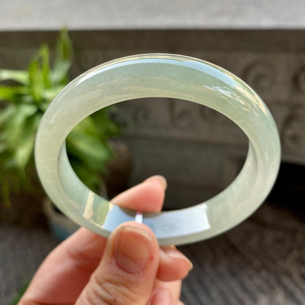 糯冰种晴底平安镯（57mm）（yc311024）