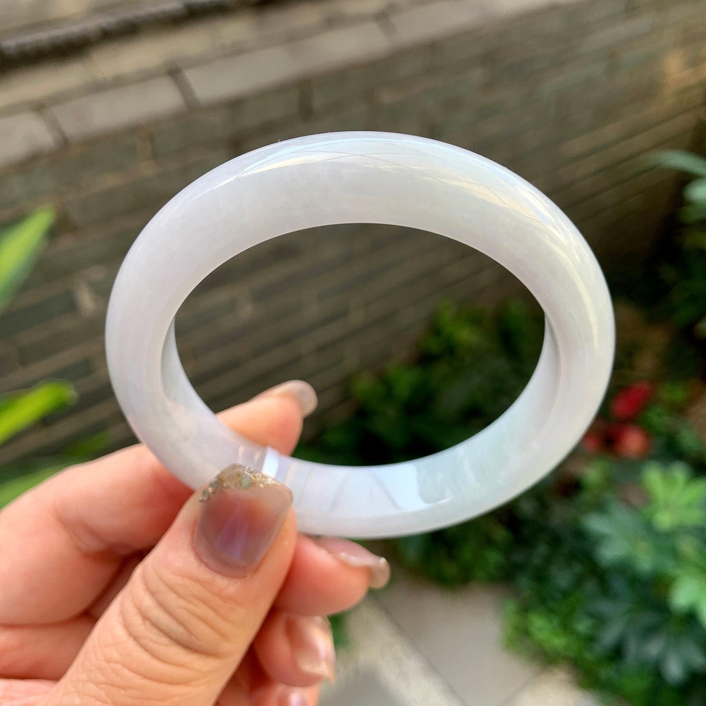 细糯种无色平安镯（53.8mm）（yc291721）