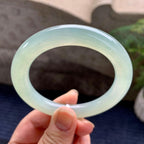 糯冰种晴水圆条手镯（54mm）（yc266526）