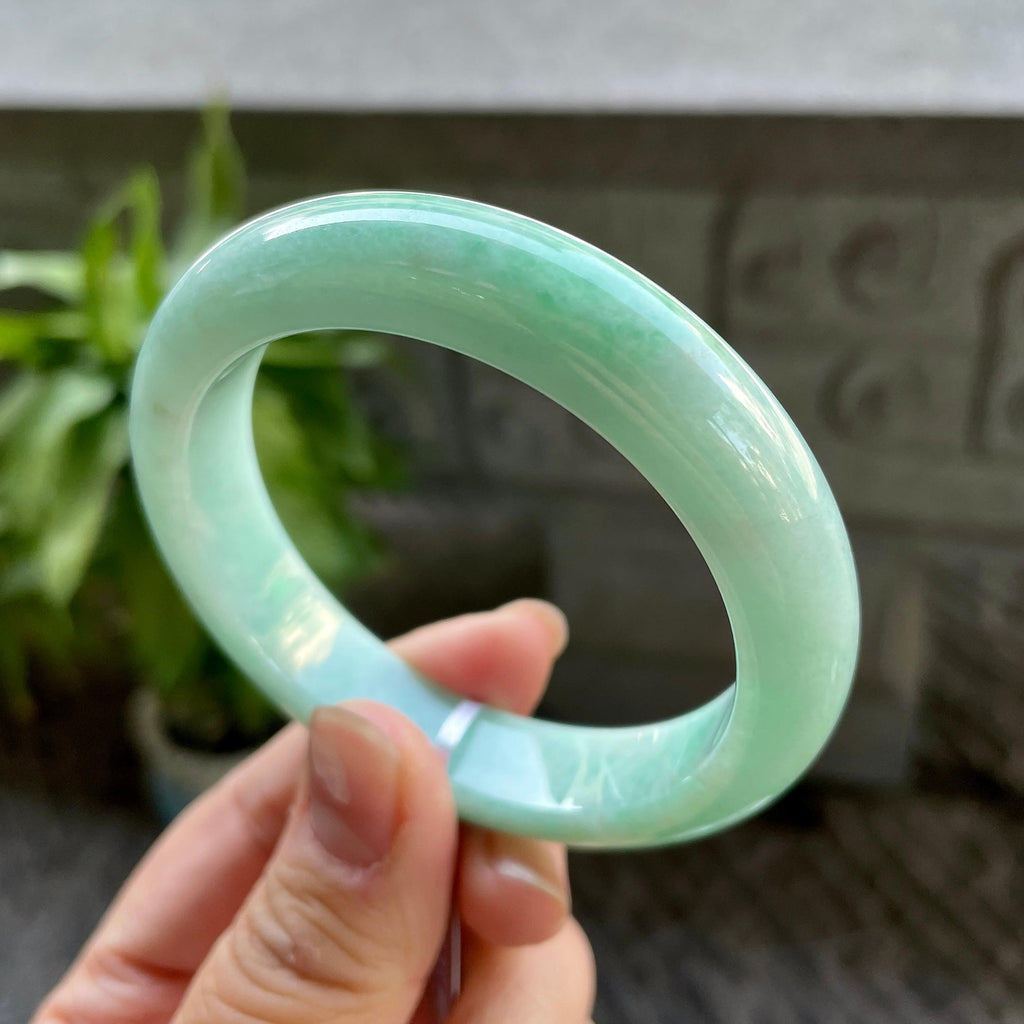 细糯种晴底平安镯（54.3mm）（yc310098）
