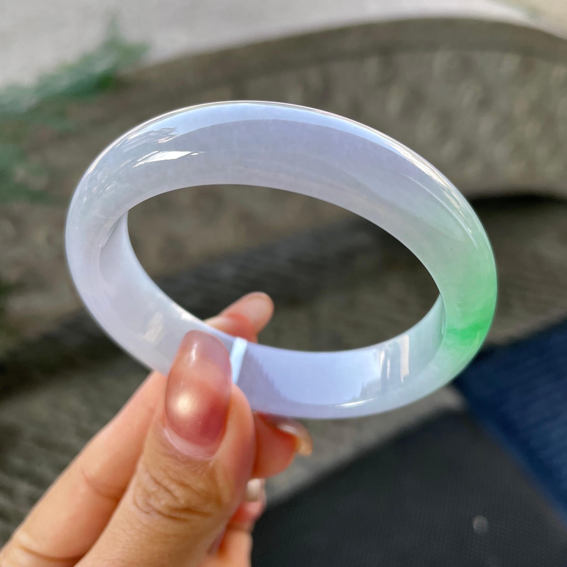 细糯种春彩贵妃手镯（53.1mm）（yc305681）
