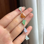 18k金镶糯冰多宝手链 天然缅甸A货翡翠（yc440938）