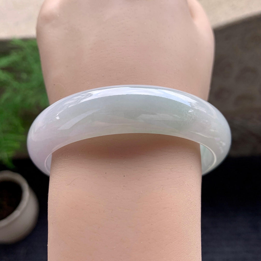 细糯种淡晴底宽版轮胎手镯（60.5mm）（yc195947）