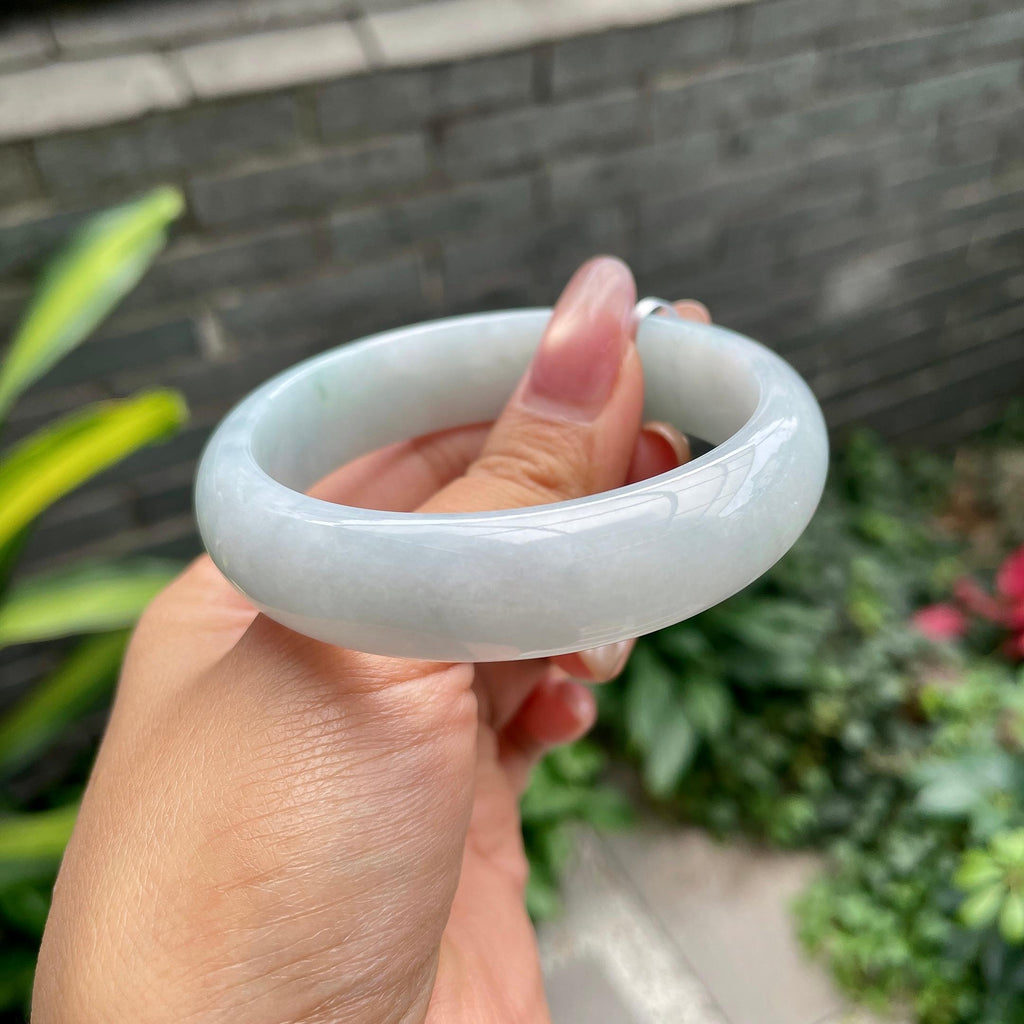 细糯种带底色宽版轮胎镯（57.7mm）（yc297951）