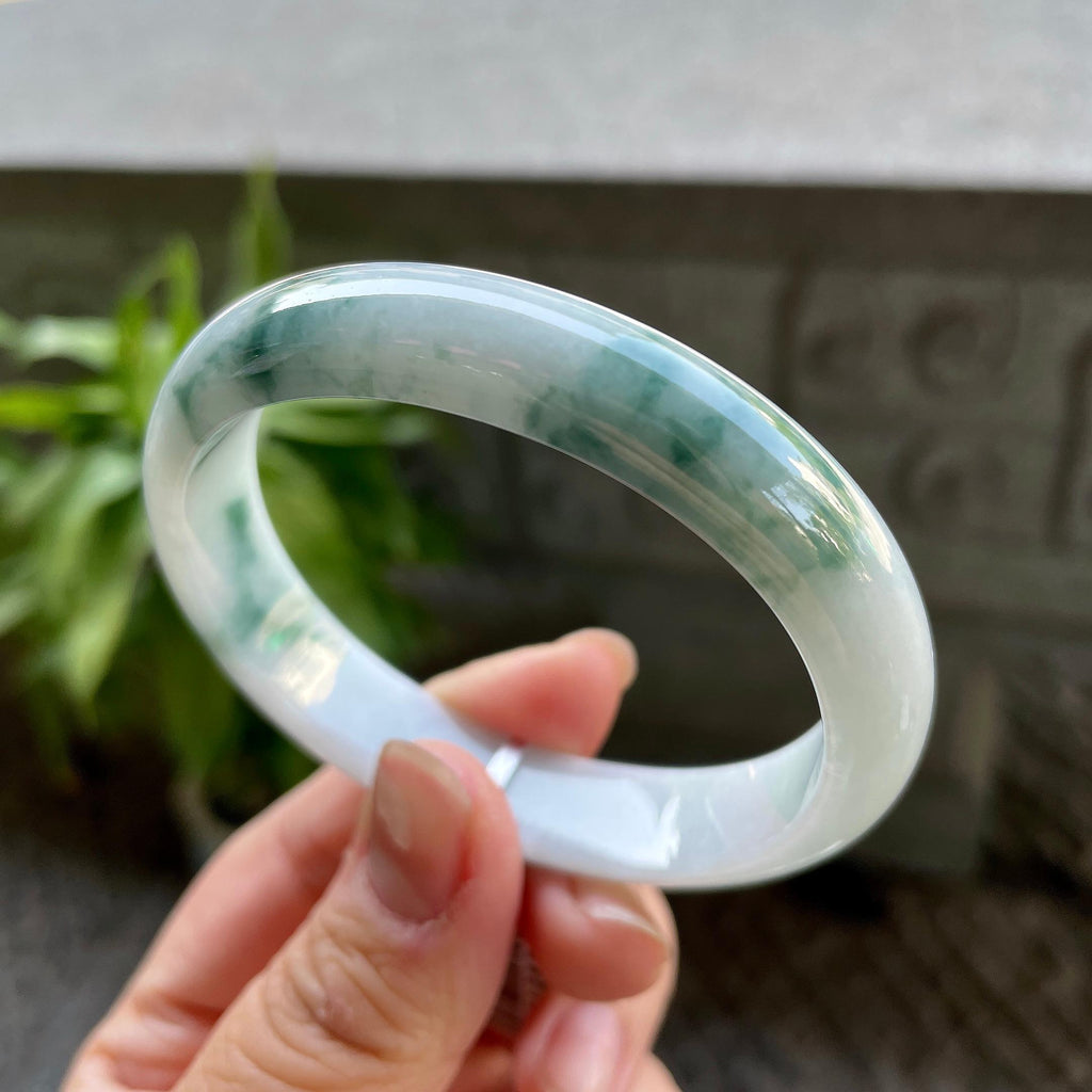 细糯种飘花贵妃手镯（56mm）（yc310102）