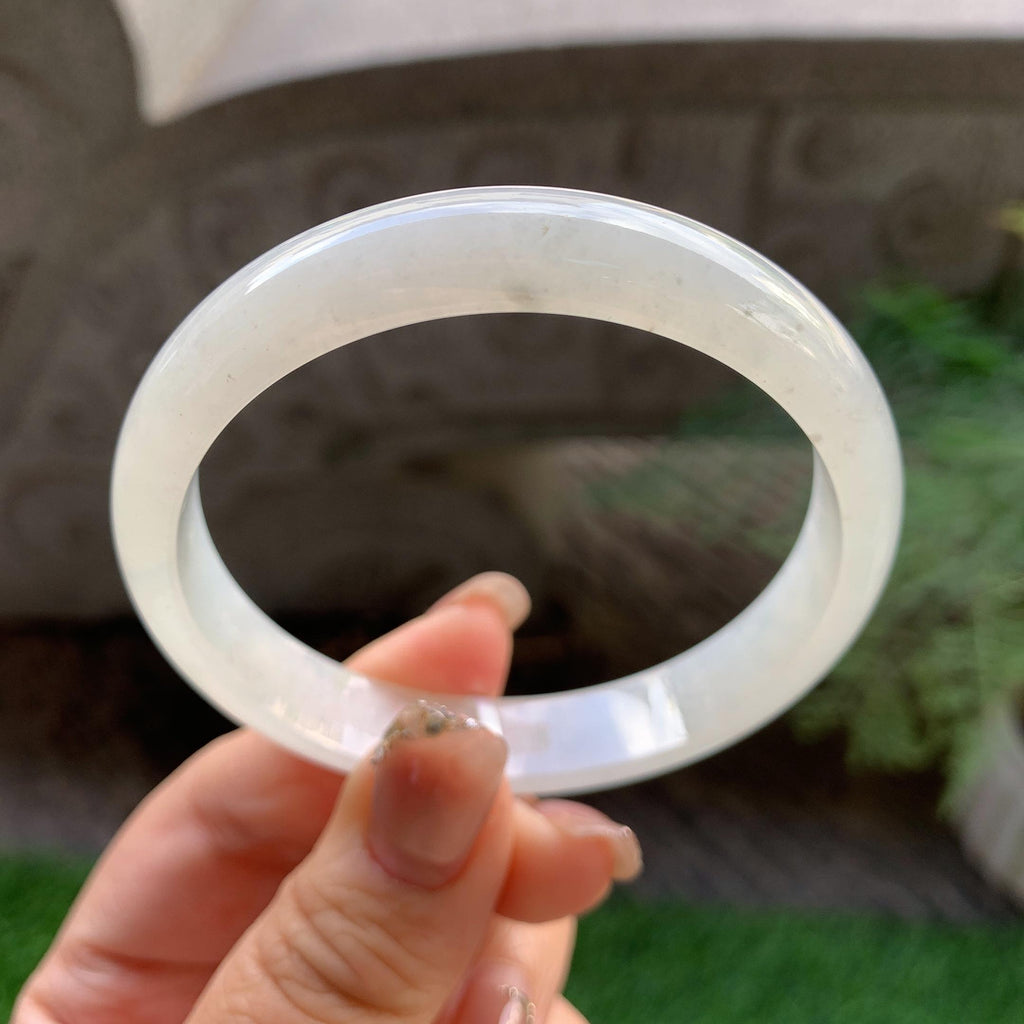 细糯种无色平安镯（56.6mm）（yc293327）