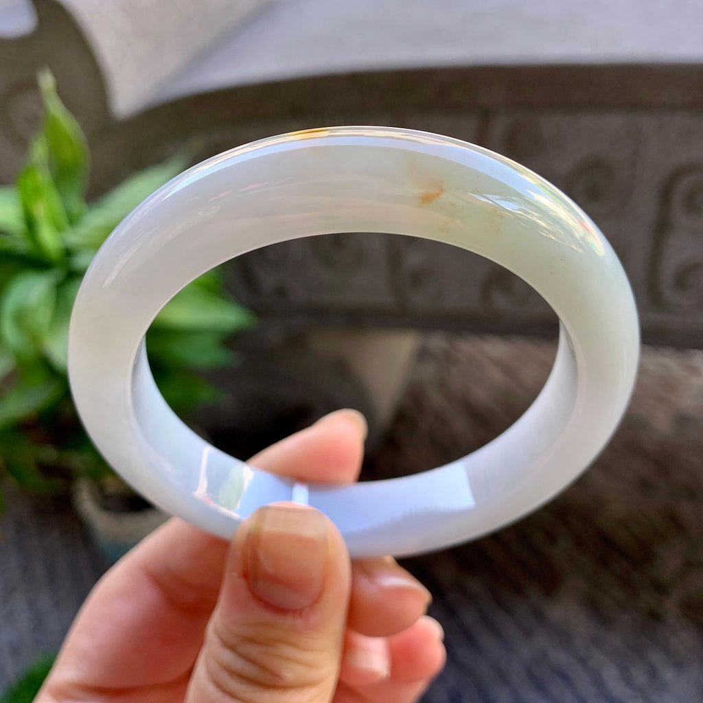 细糯种洒金平安镯（57.4mm）（yc308754）