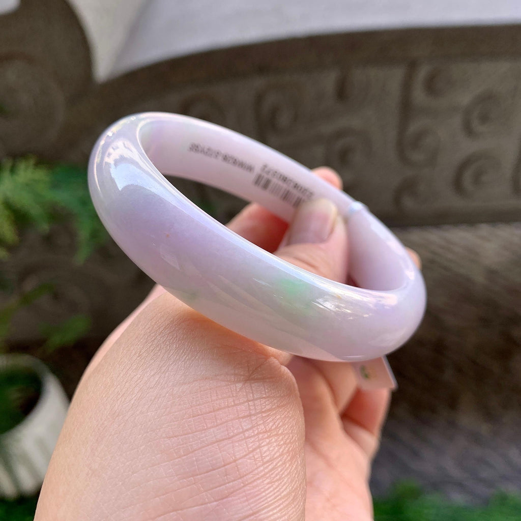 糯种淡春彩平安镯（58mm）（yc259062）