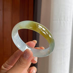 冰种宽版黄翡贵妃镯（57.5mm）（yc404781）
