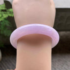 细糯种紫罗兰洒金平安镯（54.5mm）（yc202381）