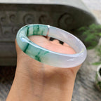糯冰种飘花贵妃手镯（52.6mm）（yc202389）