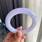 细糯种紫罗兰圆条手镯（56mm）（yc200617）