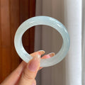 糯冰晴水翡翠平安镯（54.7mm)（yc424435）