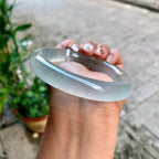 冰种淡晴水圆条手镯（54.9mm）（yc246679）