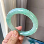 糯冰种晴底圆条手镯（57mm）（yc262772）