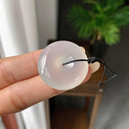 糯冰种无色平安扣吊坠（yc261151）