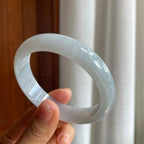 糯冰翡翠平安镯（58.6mm）（yc215240）