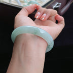 冰种飘花翡翠手镯（57.7mm）（yc016519）