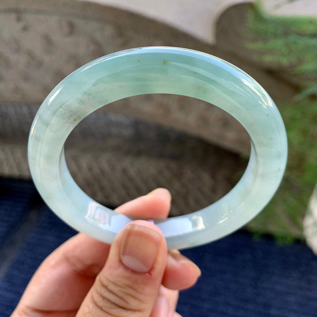 细糯种淡晴底泥鳅背手镯（56mm）（yc249386）