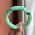 细糯冰飘花正圈平安镯 56圈（yc774329）