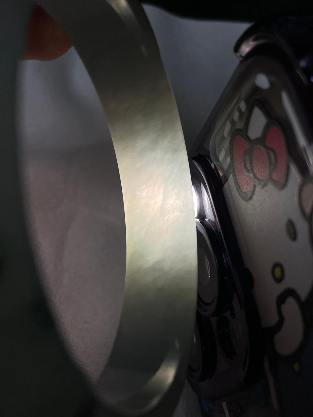 糯冰种晴底飘花平安镯（55.6mm）（yc255586）