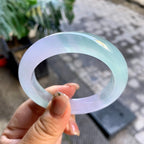 冰种春彩平安镯（54mm）（yc292634）