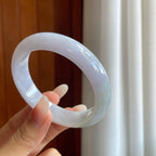 糯冰紫罗兰翡翠平安镯（56.5mm）（yc264146）