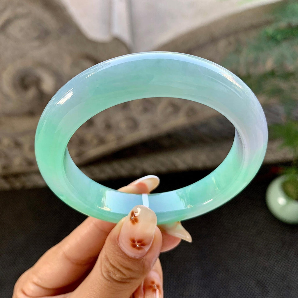 细糯种春彩平安镯（55mm）（yc264526）