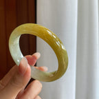 糯冰黄翡翡翠手镯（56.6mm）（yc272869）