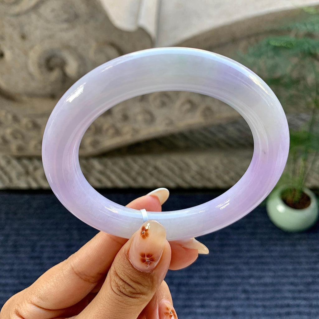 细糯种紫罗兰圆条手镯（59.2mm）（yc249453）