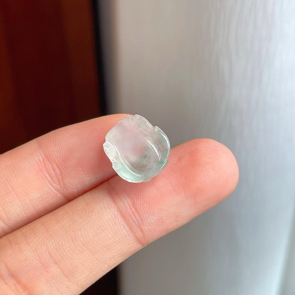 裸石冰种起光飘花翡翠貔貅（yc251039）