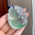 冰玻种飘花翡翠葫芦（yc397143）