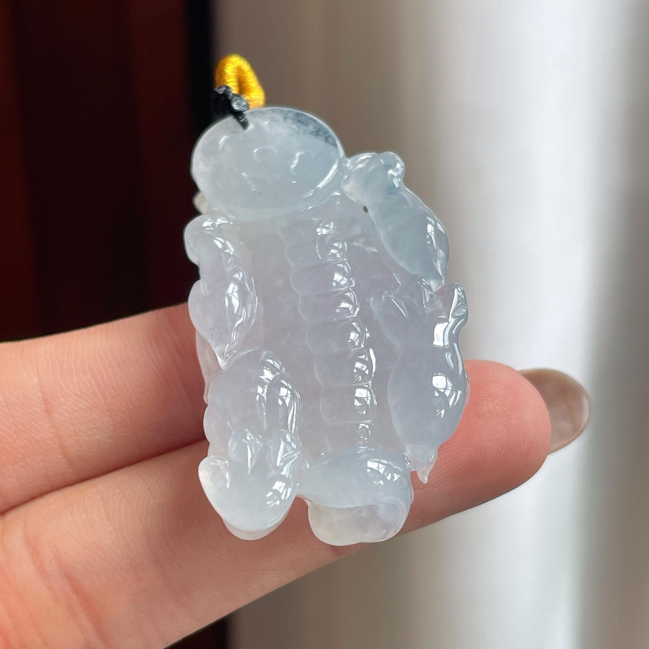 冰种淡底色貔貅 天然A货缅甸翡翠（yc455740）
